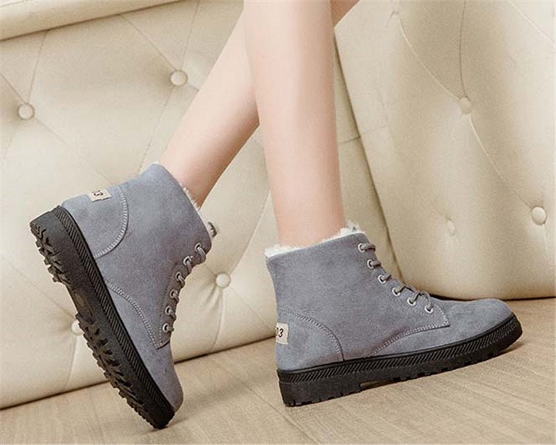 Bottes d'Hiver Chaudes pour Femmes - shiptopp